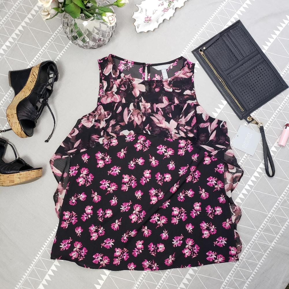 Ellen Tracy Sleeveless Blouse
